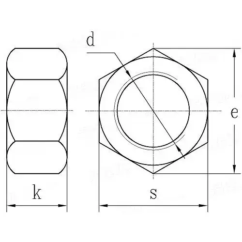 Stainless Steel Hex Nut Din 934